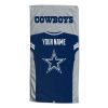 [Personalization Only] OFFICIAL NFL Jersey Personalized Beach Towel - Dallas Cowboys