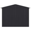 8' x 8' Outdoor Storage Shed, Metal Garden Shed with Double Sliding Doors, 4 Air Vents, Tool Storage House Shed for Yard, Patio, Lawn, Dark Grey