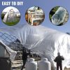 VEVOR Greenhouse Film 25 x 40 ft, Greenhouse Polyethylene Film 6 Mil Thickness, Greenhouse Plastic Greenhouse Clear Plastic Film UV Resistant