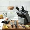 McCook MC25A Knife Sets,15 Pieces German Stainless Steel Kitchen Knife Block Set with Built-in Sharpener