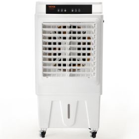 VEVOR Evaporative Air Cooler, Oscillating Swamp Cooler with Adjustable 3 Speeds, Portable Air Cooler for Indoor/Outdoor Use (default: default)